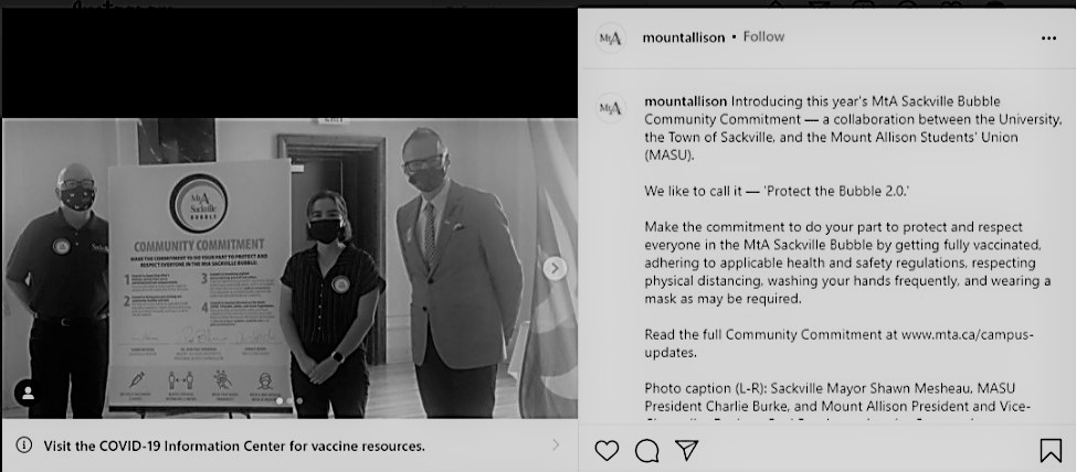 SarahWilliamsNB's tweet photo. "community" is a dictatorship [Niki Raapana] Never forget what the coviets did to our society.. never forget their names... never forgive. Jean Paul Boudreau then President of Mount Allison University. Shawn Mesheau then Mayor of Sackville N.B. #TheBubble #Communitarians #Coviets https://t.co/6SRv006Nj4