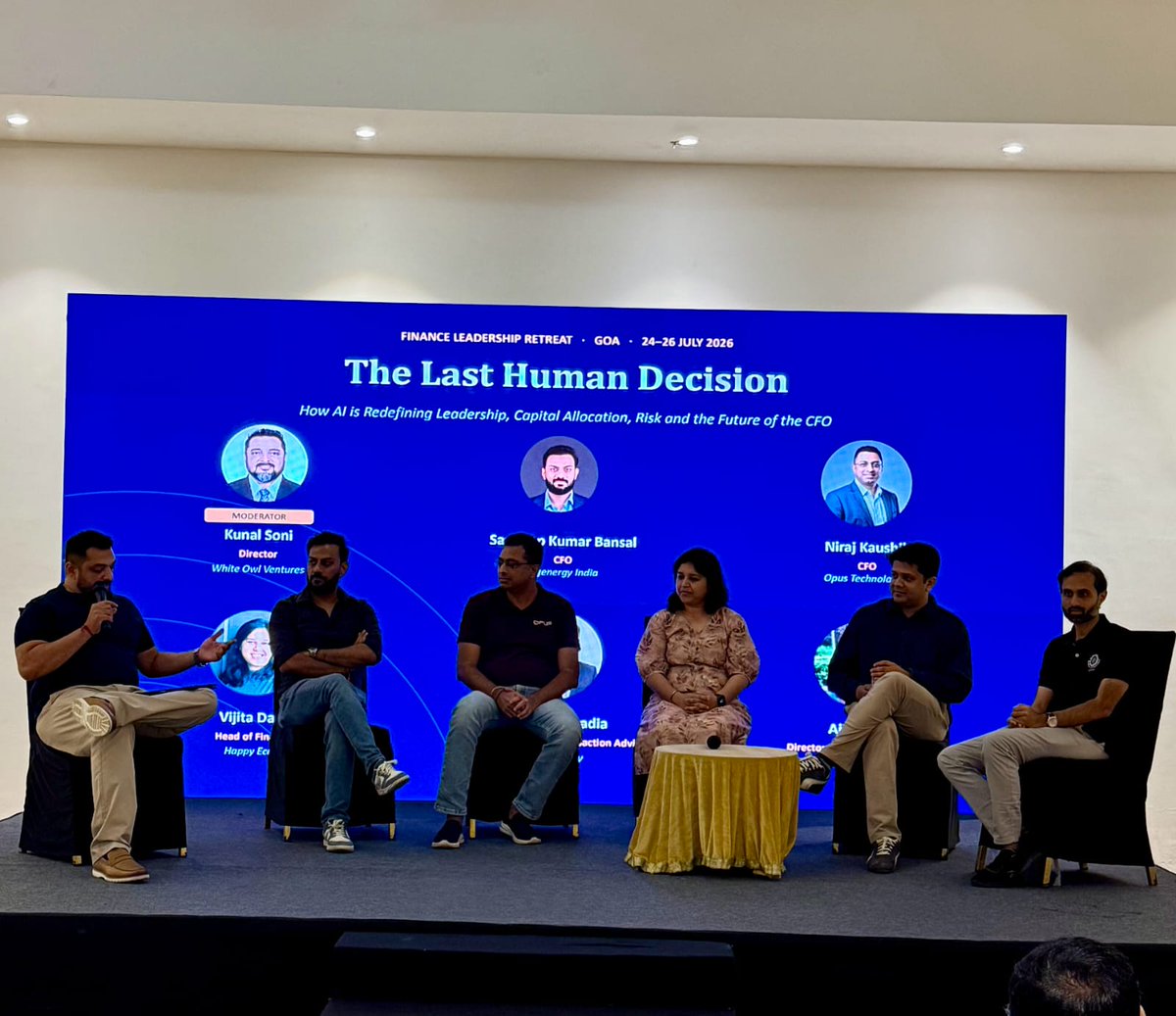ASA_cci's tweet photo. Baker Tilly ASA India partnered with the Finance Leadership Retreat 2026 in Goa. 
Vinay K S, Rachit Shukla and Darpit Kanadia shared their perspectives during the conference, with Darpit also joining a panel on the future of CFO leadership.
 #FinanceLeadership #BakerTillyASAIndia https://t.co/HG22ybovc9
