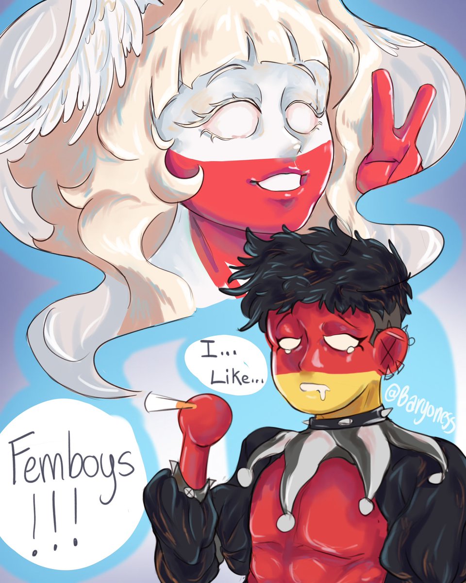 baryoness's tweet photo. same germany, same
#countryhumans
#gerpol https://t.co/ka94txY4X3