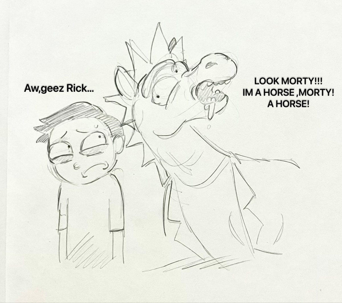 sillysoappp's tweet photo. AU #rickandmorty #mortyprime #ricksanchez https://t.co/uzXFQ7tNPA
