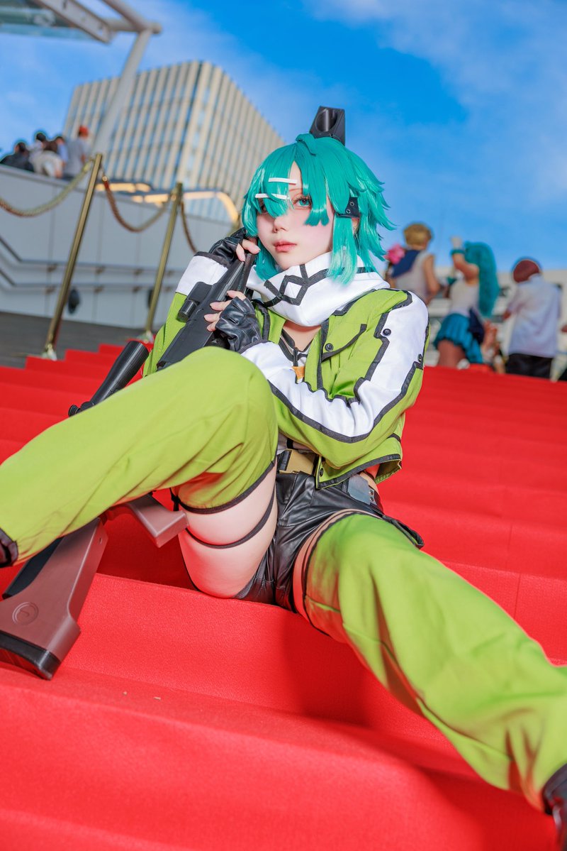 aroma①②ミニ緑AB半→雫11.13コズギャラ、AB丸12.14×各2 Cosplay/コスプレ】 SAO ¦ シノン 📸▷▷▷@hanpen_31415 #コスサミ