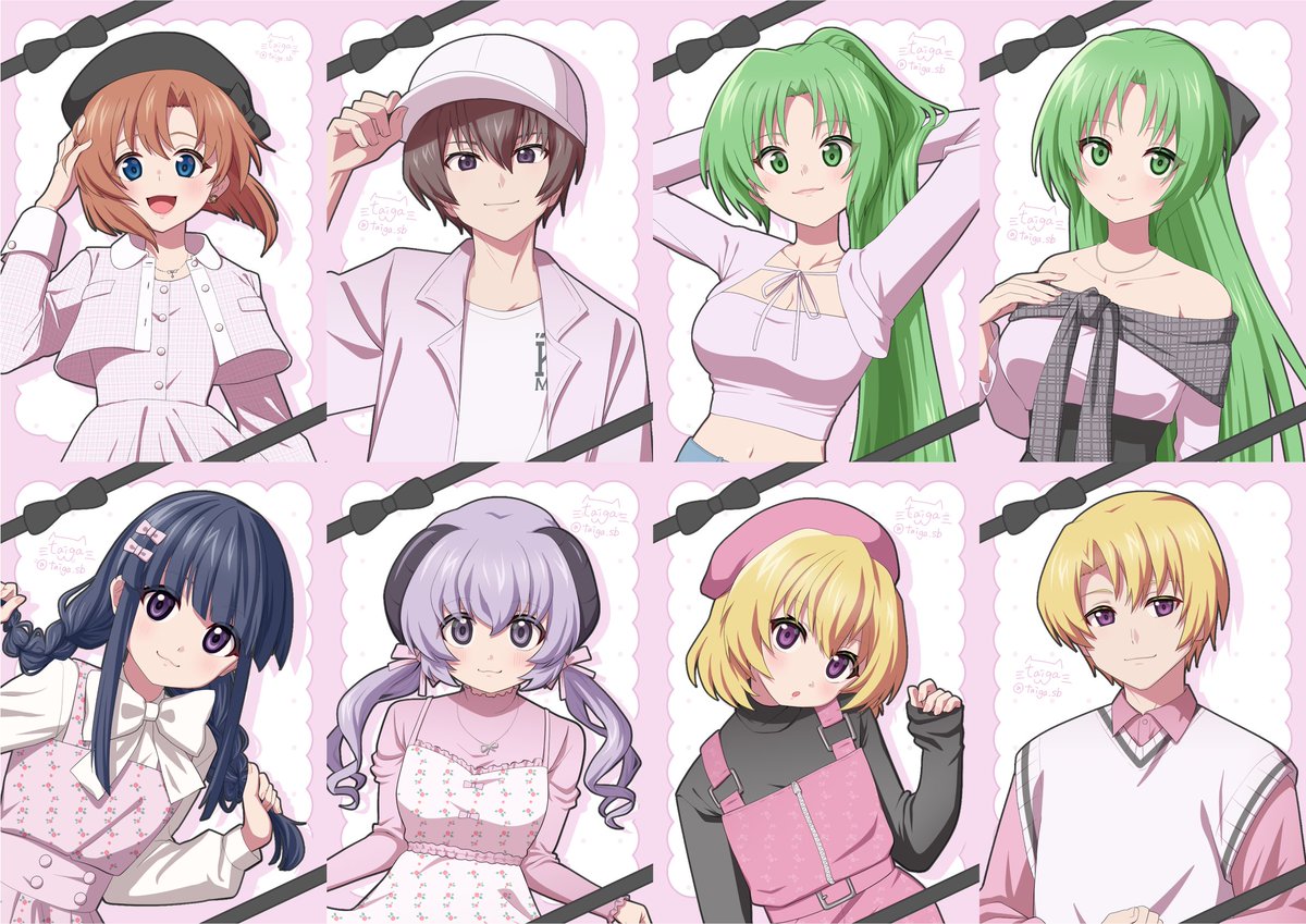 taiga_sb's tweet photo. ピンクコーデまとめたよ！
#ひぐらしFA https://t.co/YvHEzKqXHG