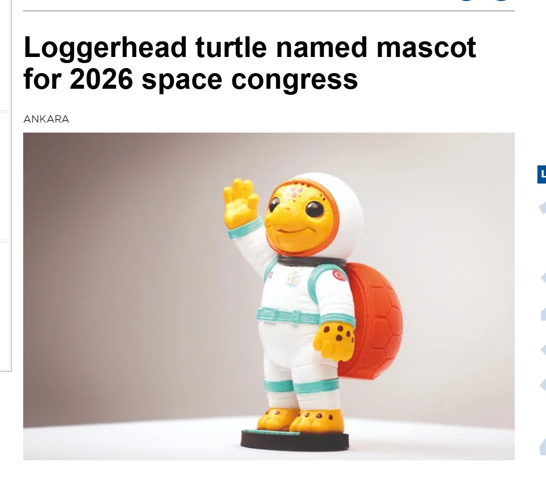 kingrodger_'s tweet photo. The 2026 Space Congress Mascot was just announced and its a turlte named "Turqoise"??

theres already over 100 articles on this, its one of the best space narratives we've had

the whole point of this is to raise Awareness for the ever increasing endgagerd loggerhead sea turtle, will be sending fees to National Turtle Foundation

the slongal will be "From the Turquoise to the Stars" as a way to show the journey of sea turtles and humans goign to Space

https://t.co/49lCSdmkxd

https://t.co/u63ayRj1Ji