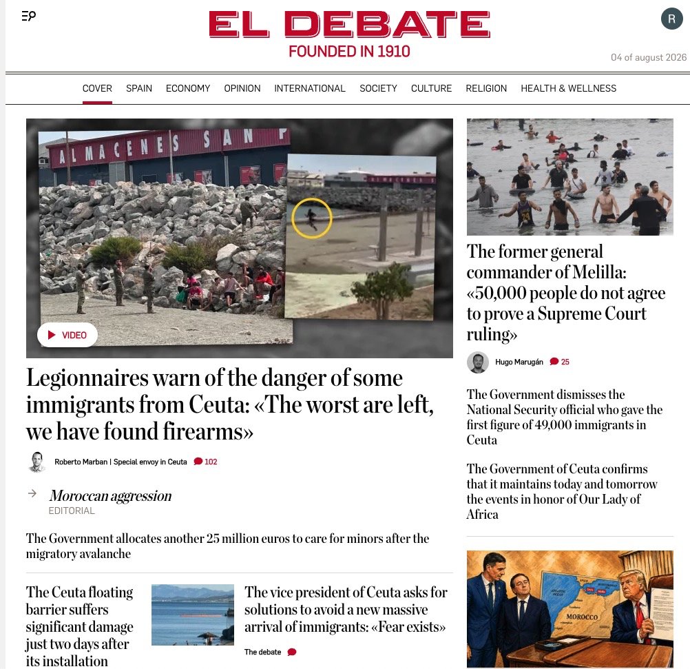 CorruptSanchez's tweet photo. How come ??? Looking at Pedro Sanchez Cheerleader newspaper @el_pais  we can only see tanned dudes with surfboards !! Oh wait - rest of newspapers paint a whole different picture! They all for sure are "Ultra Right".

We need help to jail our thug president and head of a criminal organization @sanchezcastejon.

Newspapers: @el_pais @eldebate_com @TheObjective_es @okdiario @elmundoes