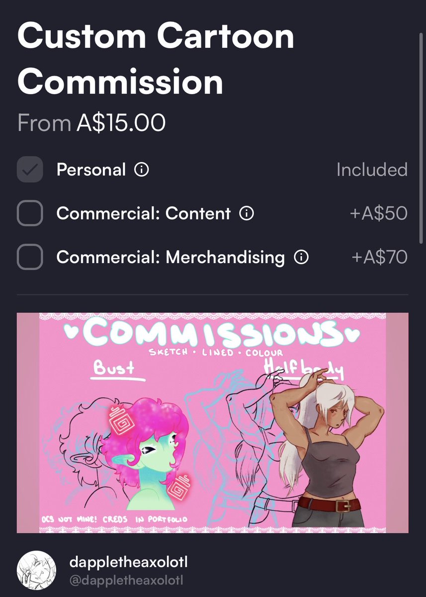 DappleTA's tweet photo. i am now on vgen and my COMMISSIONS are OPEN!!!! https://t.co/84nNxk5k2H as well as adopts (which are on SALE!!!!!1!)
#vgencommisions #vgen #vgencode https://t.co/JrmGkyduBS