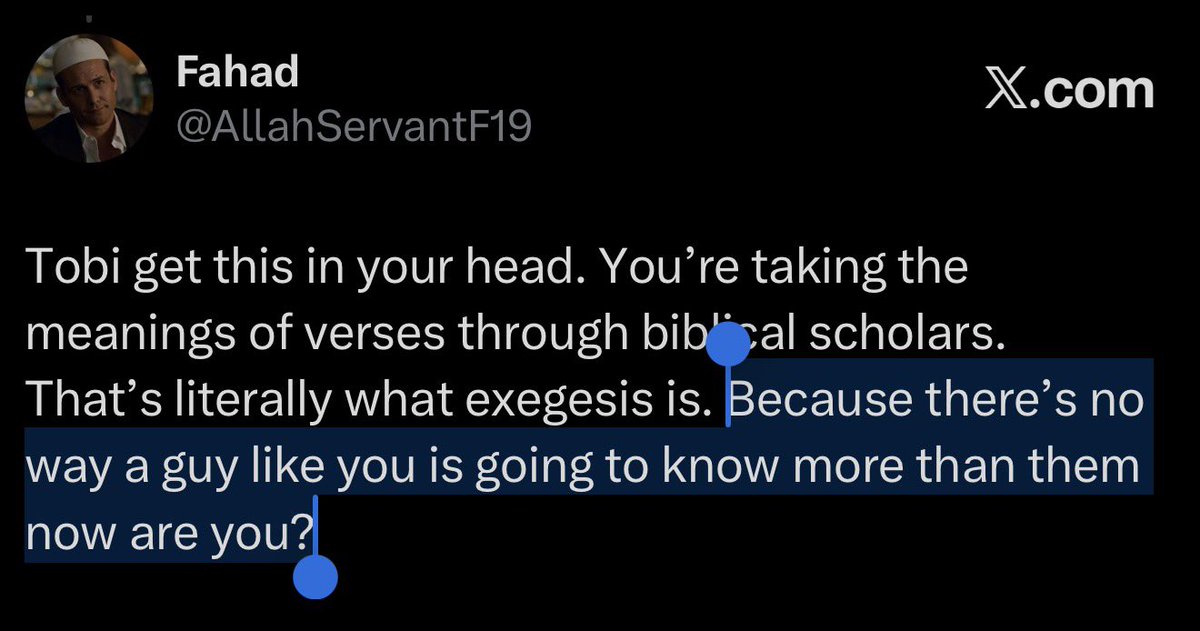 AllahServantF19's tweet photo. @traljohnson25 @evic_vasil38765 @RyanNic35365459 @InspiringPhilos I literally answered you here. So instead of calling me low IQ how about focus and stop acting like one because I ain’t deflecting. 🤦🏻‍♂️
And btw you still haven’t gave me an earlier commentary like you claimed. https://t.co/mNLCycrEEE