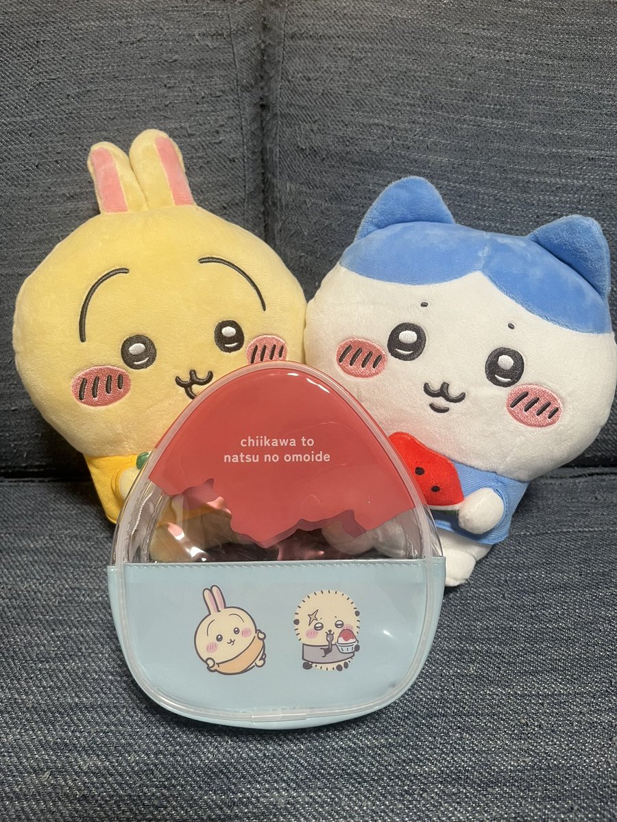 ayumini1023's tweet photo. ちいかわの一番くじ、、うさぎとハチワレ当たった~🎯嬉しすぎた💖 https://t.co/vJdSeqns79