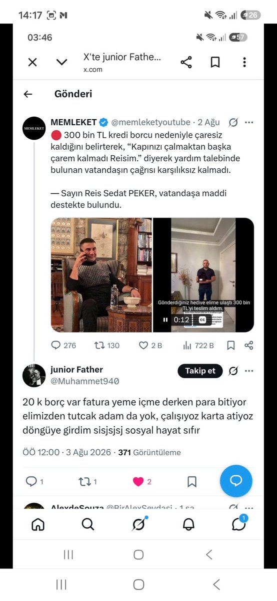 BirAlexSevdasi's tweet photo. Ultra zengin(!)godfather,verdiği maçlara oynayıp kaybeden,tek suçu godfathera güvenmek olan,en sadık üyesini bile açlığa terk ediyor @bizadanaliyik sağdaki şahsa yardımcı olur musunuz? Parası bitmiş, iddia oynayıp biraz daha eksiye girecek @mehrdadsh99 @tarkowsky67 @XX_GG_XX_GG https://t.co/rz6Se3F1A1