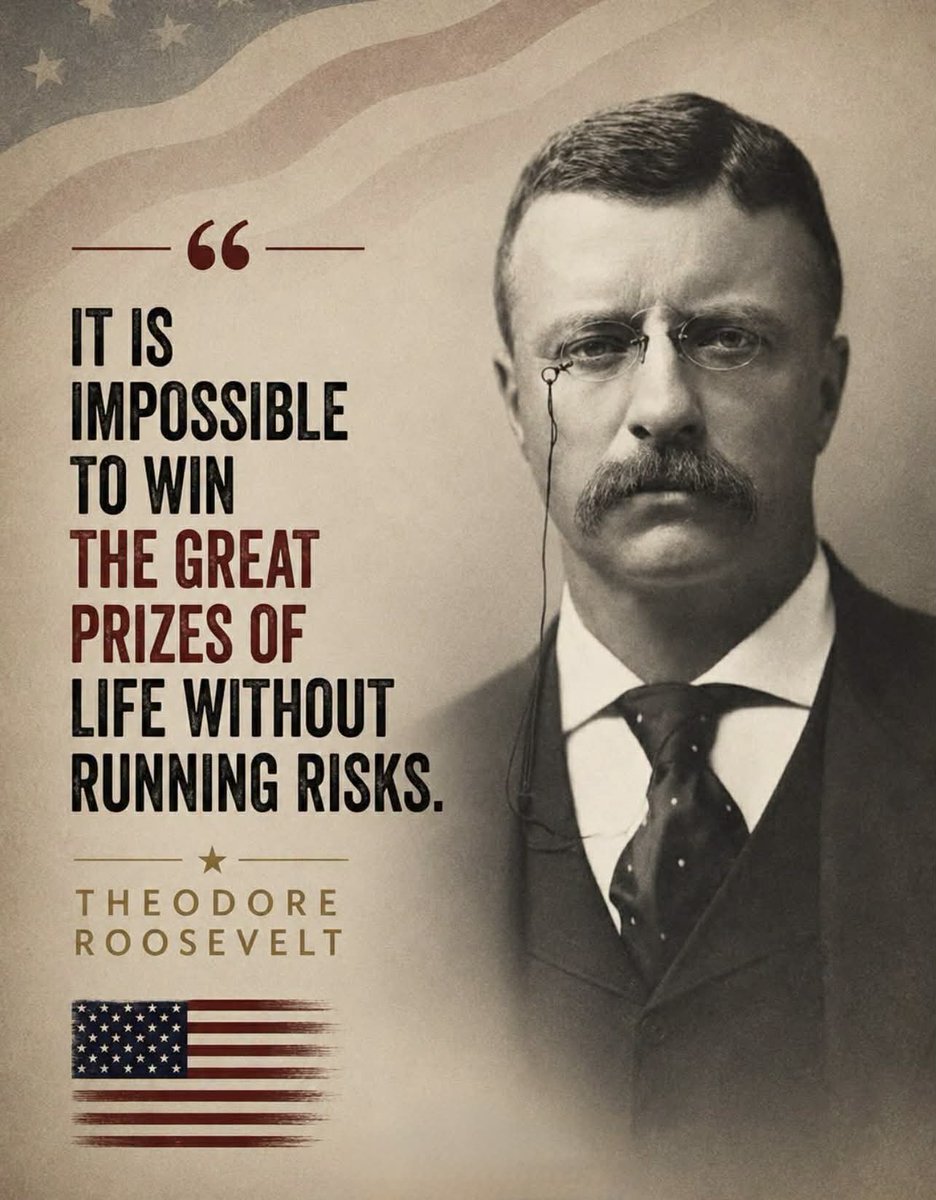 Battalion1st's tweet photo. “It is impossible to win the great prizes of life without running risks, and the greatest of all prizes are those connected with the home.” - Theodore Roosevelt #theodoreroosevelt #usa #america250 #theodorerooseveltquotes #teddyroosevelt https://t.co/juWo2qNJMm