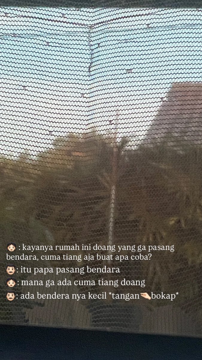 cigmzunzel's tweet photo. @sasa_azhara pasang aja ka, yang penting niatnya. kaya papa ku tahun lalu dia tetep pasang bendera walaupun unyukk🤏🏻 https://t.co/j3d7UkfOO4