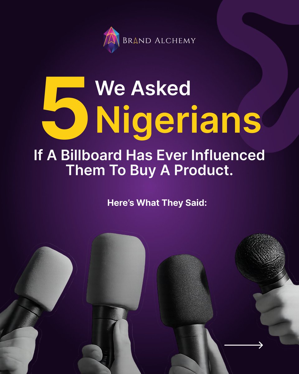 BrandAlchemyi's tweet photo. It’s popular knowledge that placing your business on a billboard increases brand awareness.

However, we decided to ask people if it had event made them buy?

And here’s what they said: https://t.co/qDp88hBkIS