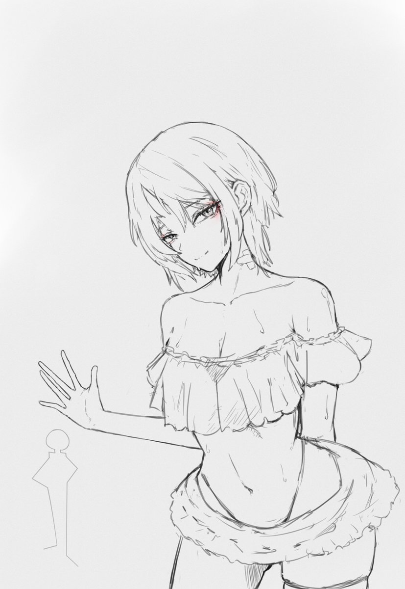 ototmax's tweet photo. rkgk 
ニシェちゃん水着 https://t.co/zQUZZSBu21