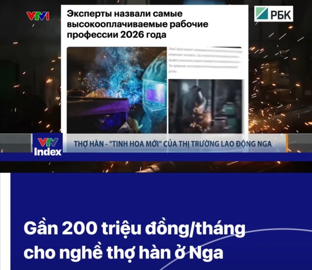 trispnl's tweet photo. Anh em nào biết hàn thì xin qua Nga làm đi anh em. Cố vài năm về là có nhà đẹp, xe đẹp ngay https://t.co/klEtySK6ZM