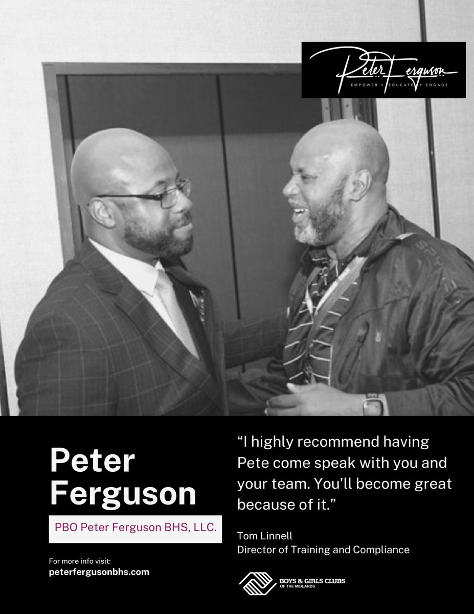 PeteFergusonBHS's tweet photo. If you're looking for an experience that is practical, interactive, and leaves people with tools they can use the very next day, with no upsell, let's connect.
￼
🛜https://t.co/OkPhrn5lwb
#PurposeLifts #RelationshipsLead #LeanInLouder #Leadership #ProfessionalLearning #Culture #Speaker #CoffeeCanKid