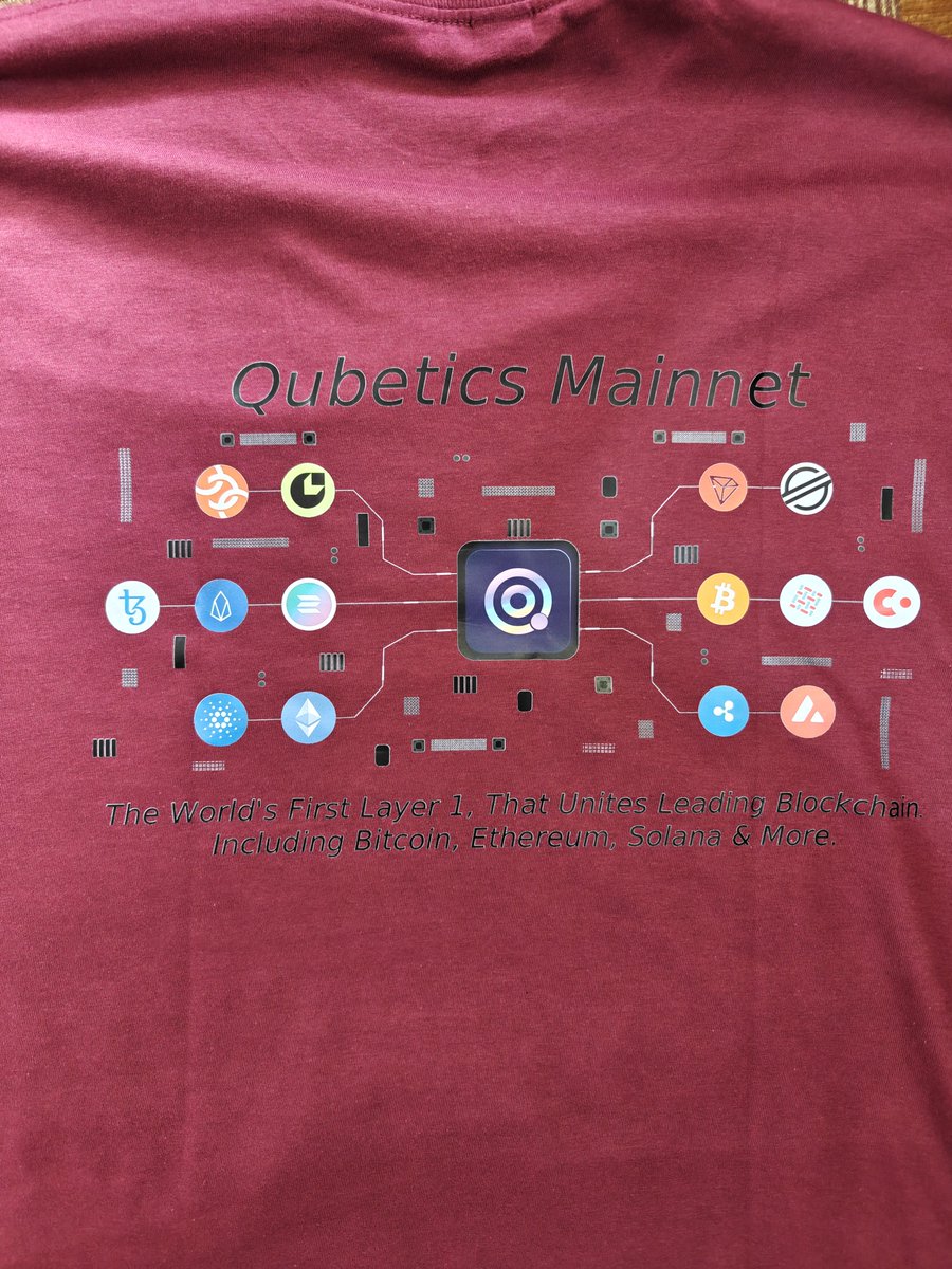 VisheshVed1's tweet photo. Massive thanks to @forge_node ! 🚀
Went out of their way to deliver this fresh @qubetics -shirt to my door. Best validator in the game! 👕🔥
#Qubetics #Web3 #Validator https://t.co/2q0nIJfTeA