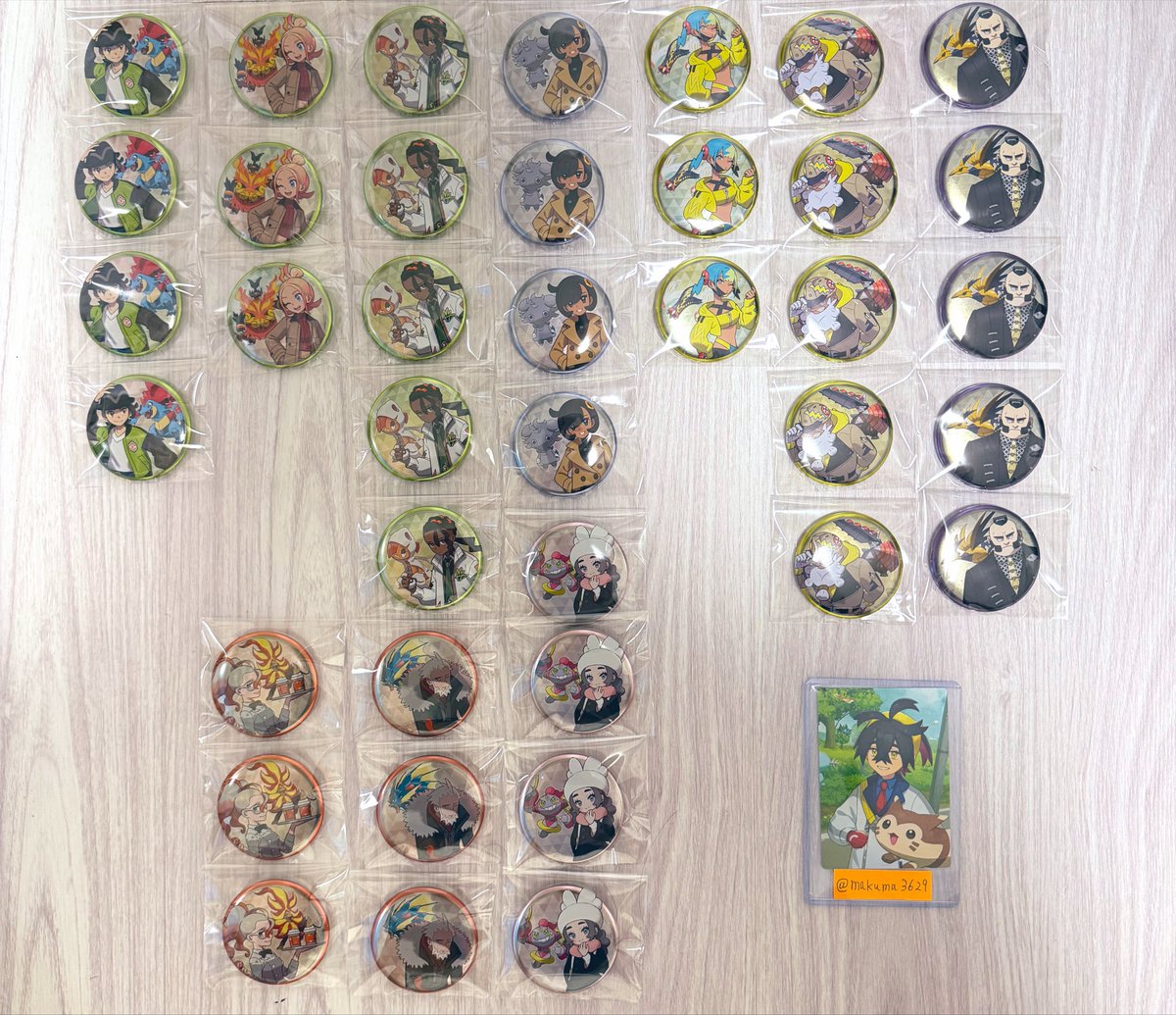 makuma3629's tweet photo. 【交換】ポケットモンスター ポケモン Pokémon LEGENDS Z-A 缶バッジコレクション ミアレ編 A 

譲 : 画像参照

求 : カラスバ

郵送にて交換希望です。
n:1の比率違い、抱き合わせ等
全て検討させていただきますので、
検索からもお気軽にお声がけください🙇‍♂️ https://t.co/c7LMCipP6E