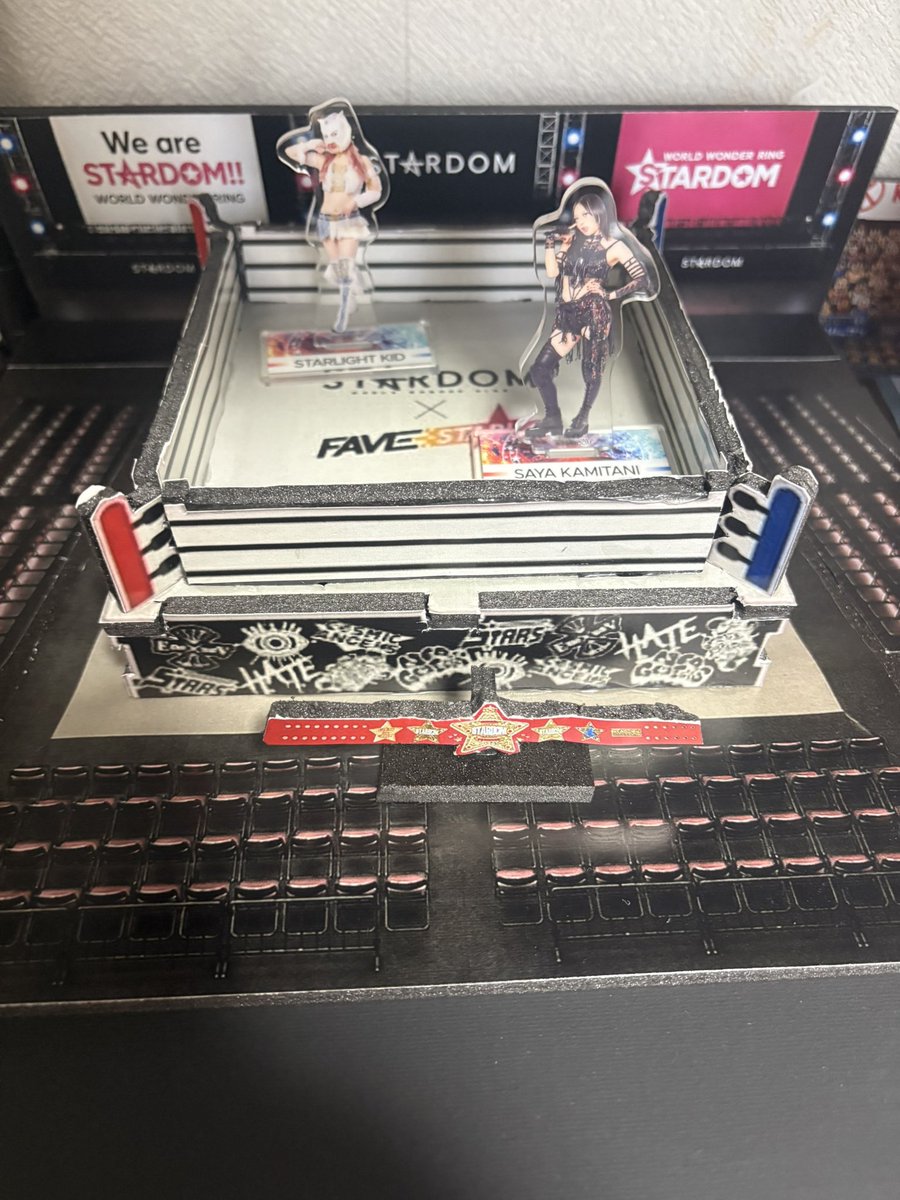 おじさん工作‼️ スターダムジオラマ‼️ 先日後楽園ホールで観戦した