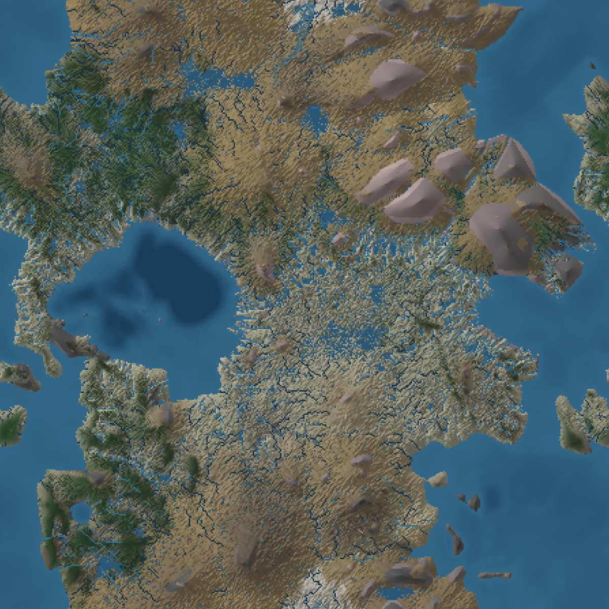 felixbade's tweet photo. managed to vice code this and now I’m trying to figure out why it’s so good and how to replicate.

some key methods:
- using material stacks that can wear out and deposit the material elsewhere
- several processes that use the same resources but operate at different time scales https://t.co/mWDeBfq70C
