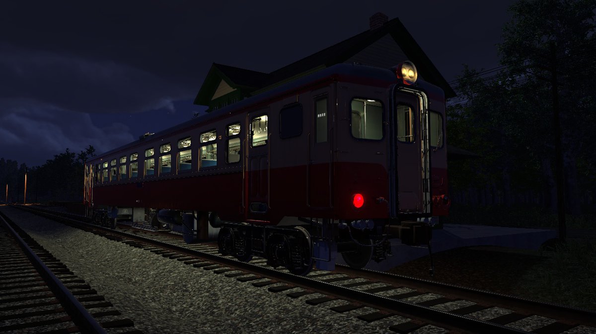 Suteries's tweet photo. RailroaderのMOD進捗です。
キハ11のギミック更新がなんとか終わったところです…
他車両は一旦そのままで… https://t.co/W0aFuYtIwA