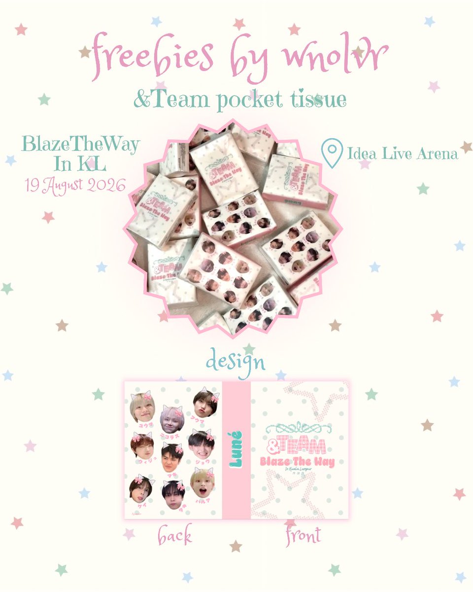 wnolvr's tweet photo. #BLAZETHEWAY_KUALALUMPUR
freebies by wnolvr ⸜(｡˃ ᵕ ˂ )⸝♡

💗refer poster for more details

i put so much thoughts on this and hoping to share it with fellow lunés! see you there!! https://t.co/gQYJvQqW4G