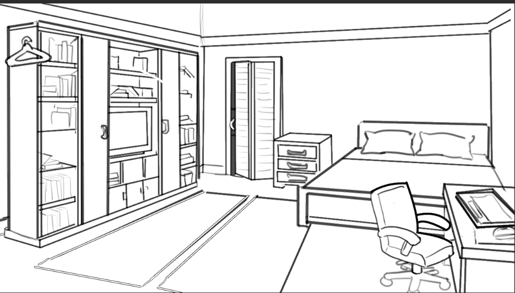 blueebber's tweet photo. sketchs de fonditos #backgroundart https://t.co/Al47CVXYlf