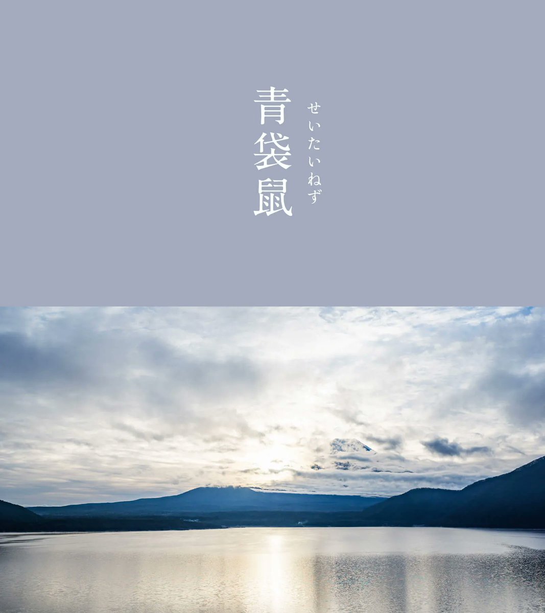 543life's tweet photo. 青袋鼠（せいたいねず）｜#にっぽんのいろ

くすんだ淡い青色が、物静かな気品を感じさせてくれます。
江戸時代の染色技法書『染物秘伝』によると「水色に少し墨を加え」とあり、青みは少ないとされています。灰色がかった水色は朝の雲海のような雄大さがあります。

8月のにっぽんのいろは、暦生活のサイトからご覧いただけます🌖
https://t.co/4NZQ9UFI0H