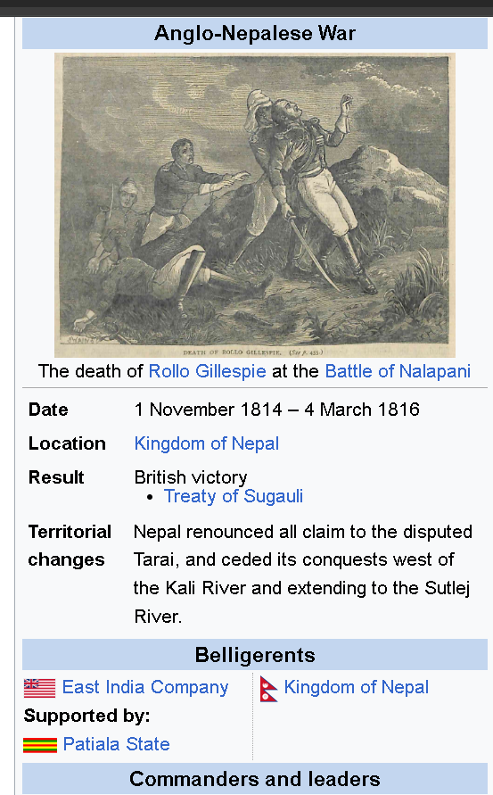 shivamxc686's tweet photo. Nepali ngas call us 'Slave' because they think they "resisted" the British 
In reality The British crushed the nipples occupied half of their land and use Stupid Gorkhas for the rest of conquest.
The British Didn't colonize Nepali because it was poor and had nothing to offer. https://t.co/04Q8sngU1y