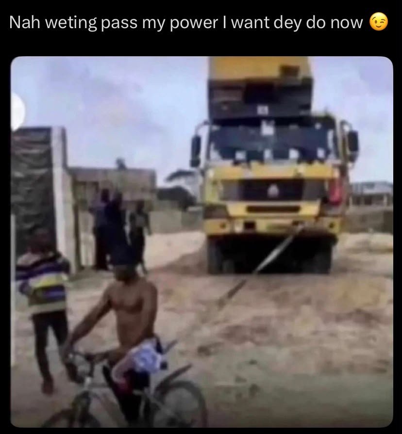 Az_zahrau's tweet photo. Nah weting pass my power i want dey do now 🙌🙂‍↕️🙂‍↔️ https://t.co/ZPh8lLCMjc