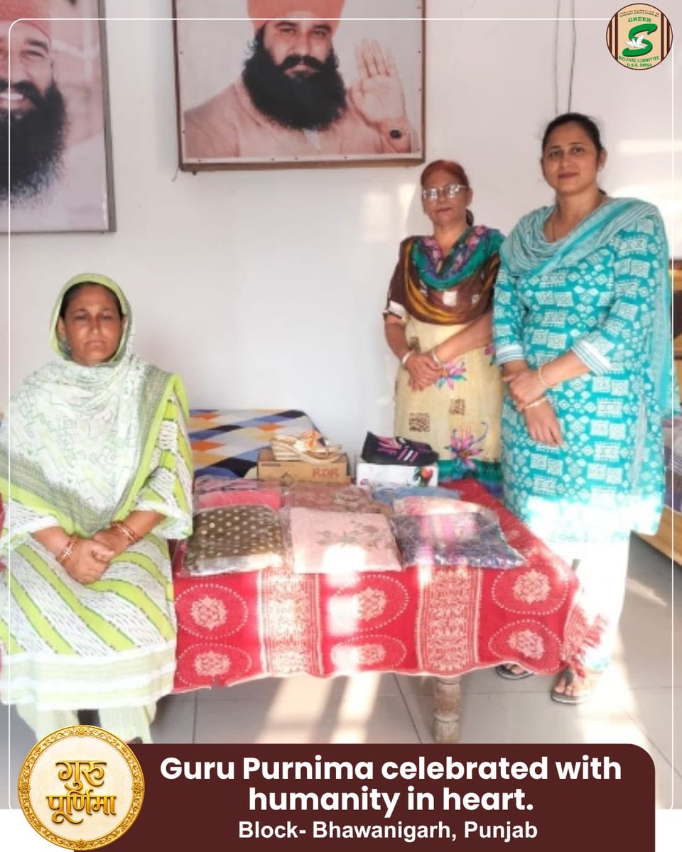 GreenSwelfares's tweet photo. Guru Purnima becomes truly meaningful when devotion is expressed through compassion and selfless service.

Inspired by the teachings of Saint Dr. Gurmeet Ram Rahim Singh Ji Insan, volunteers supported needy families by arranging ration, clothes and eatables. These essential items offered not only relief, but also the comforting assurance that they were not alone in difficult times.

Every helping hand has the power to make someone’s tomorrow better.

#GuruPurnima #HelpingTheNeedy #RationDistribution #ClothesDistribution #FoodBank #SupportNeedyFamilies