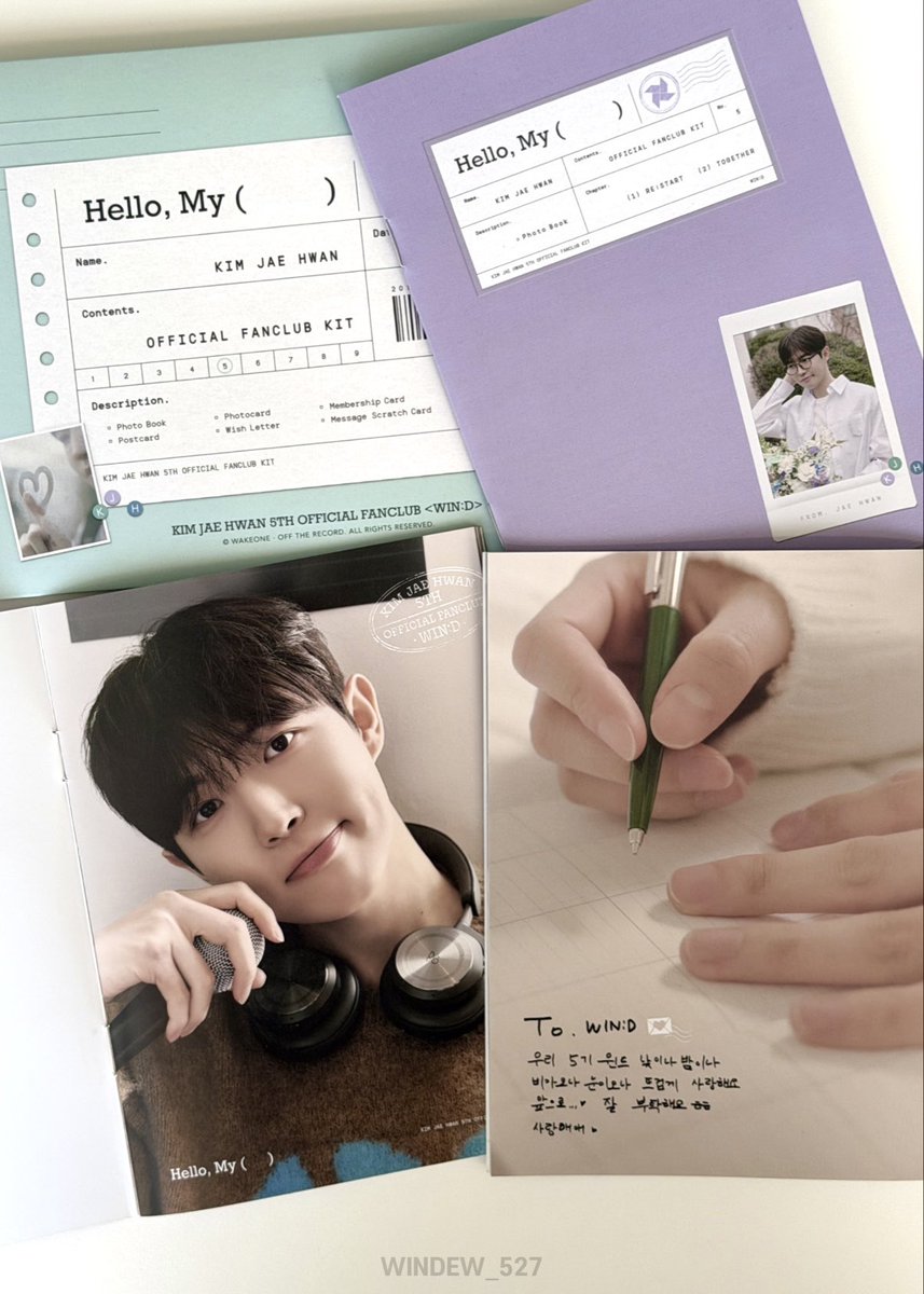 WINDEW_527's tweet photo. KIM JAE HWAN 5th Official Fanclub ‘WIN:D’ FANCLUB KIT

PHOTO BOOK

#김재환 #KIMJAEHWAN https://t.co/pxx8LSUgJF