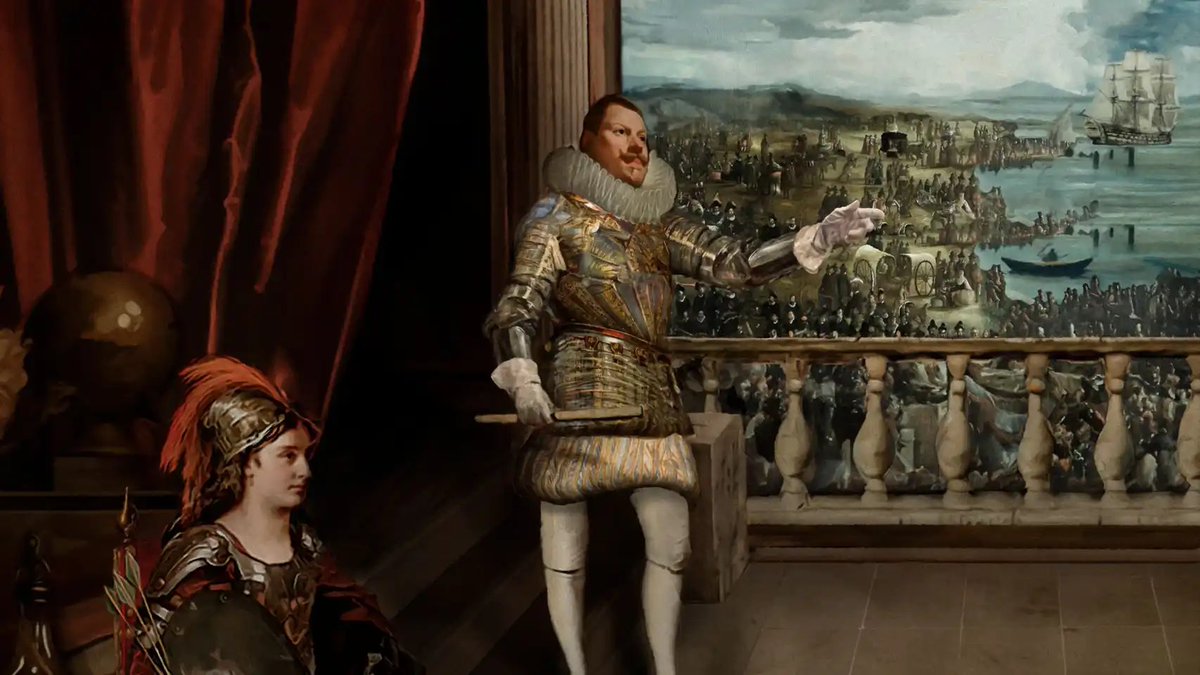 CouvFred's tweet photo. #parlonsIA dans l’#art et la #culture
regardons 👀 👇L’#expulsionDesMorisques un tableau de #Velasquez (Diego) détruit en 1734 dans un incendie et recréé par #Intelligence #Augmentée, quelque chose qu’on n’aurait jamais du voir!
#Asnieres une ville qui va de l’avant
#jour5 https://t.co/7WKAlwWHFR