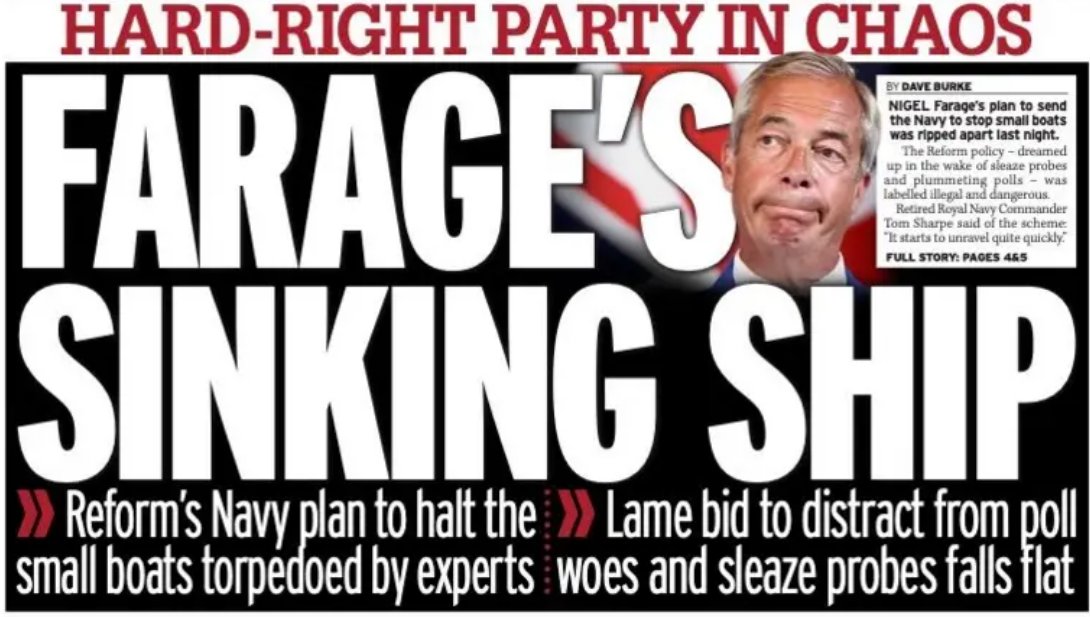 dave43law's tweet photo. Not seen Farage in this much mess since UKIP more than a decade ago

Was predicted by many given the history even without the questionable dealings financially

He is a life time antagonist, it has been his career - it is a whole different ball game to Leadership https://t.co/FYDF6ZPanC