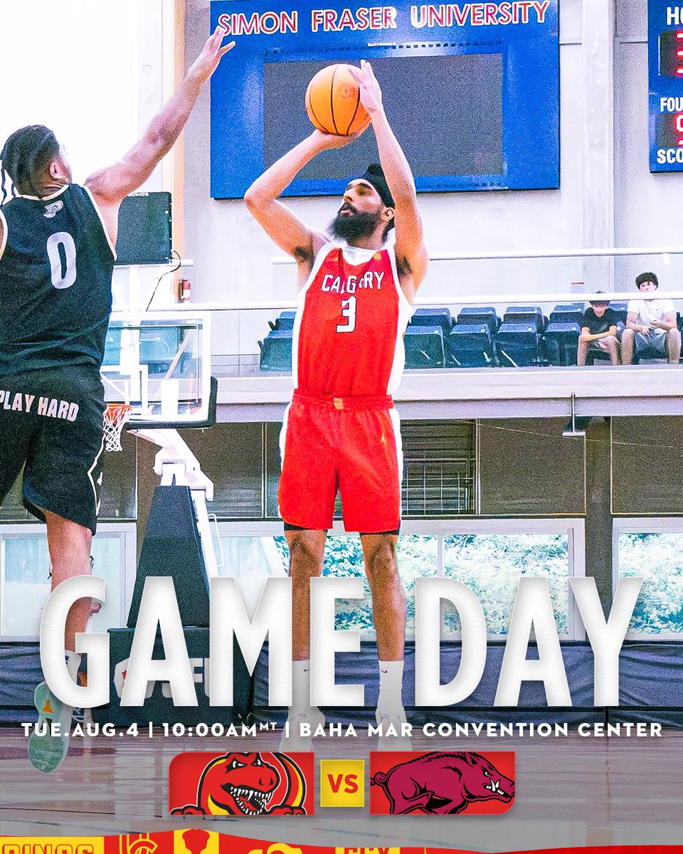 UCDinos's tweet photo. It's Summer Hoops in the Bahamas Week for @DinosMBB! 🏀🏝

🦖 🆚 🐖
⏰: 10:00AM MT
📍: Baha Mar Convention Center
📺: https://t.co/Ro4en98toq

#GoDinos https://t.co/iM4RfpNvbx