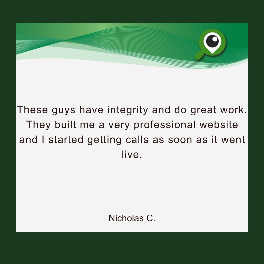 davidlocalview's tweet photo. Thank you, Nicholas, for trusting us with your website. We believe in delivering results with integrity, and we're thrilled to hear your new site is already driving calls. Want to see how your business can get the same results? Learn more at https://t.co/Ub6EVRafXf. https://t.co/w36pEpOhzV