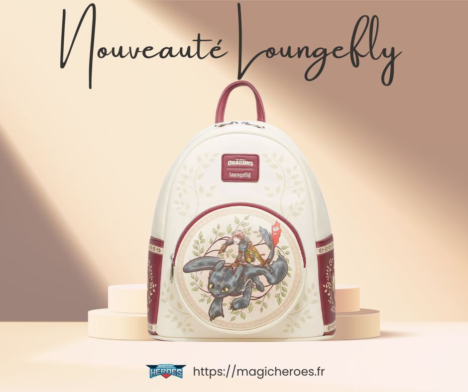 Magicheroesfr's tweet photo. 🐉🌿 How to Train Your Dragon – Duo Vines – Sac à dos ✨
Un superbe sac inspiré de Krokmou et de la Furie Éclair dans un décor végétal enchanteur 💚💫
🚀 Livraison rapide
🎁 MR offert dès 60 €
🔗 https://t.co/GmwSFhPsJv
#HowToTrainYourDragon #Dragons #MagicHeroes #Loungefly https://t.co/uOeP6C1UPY