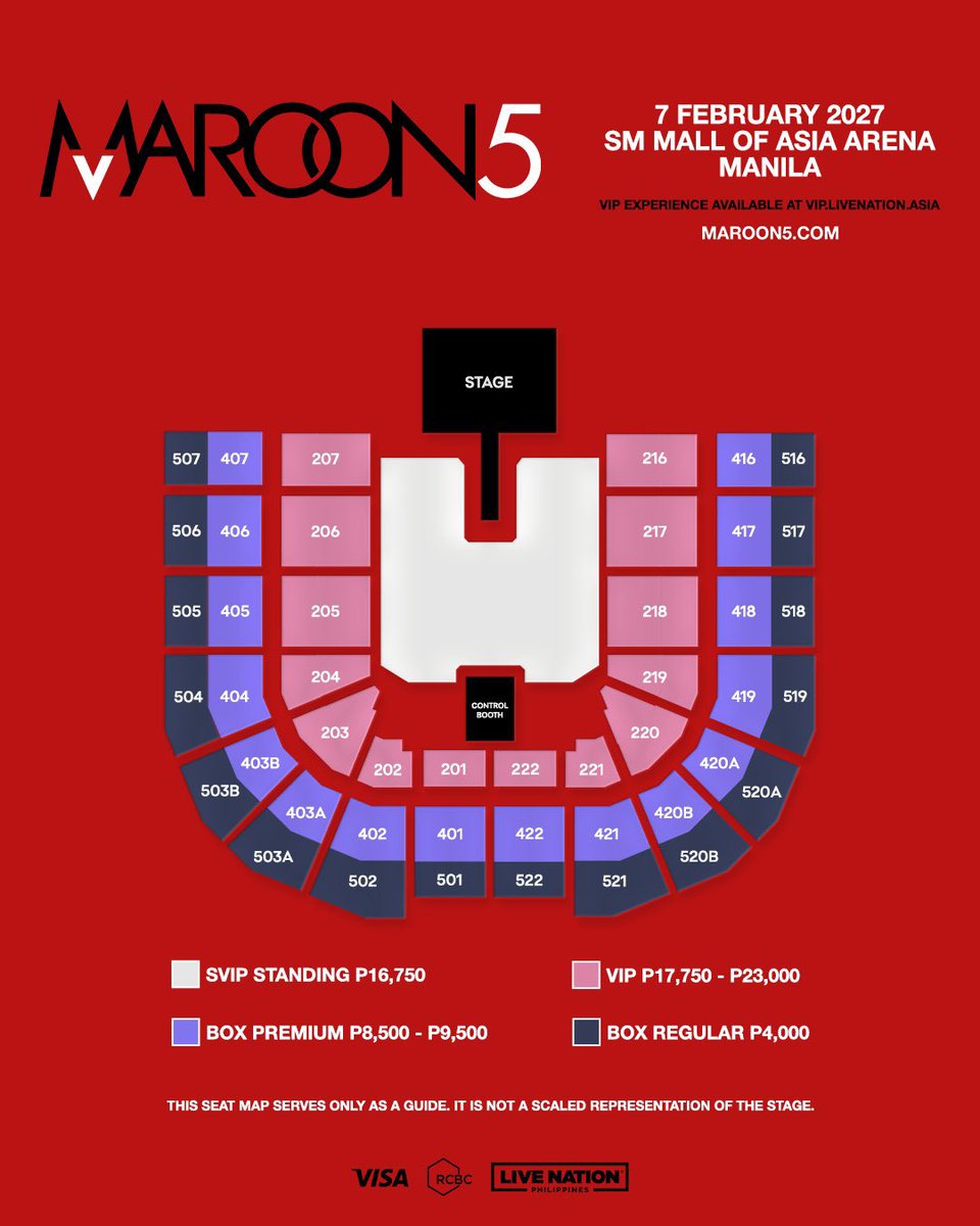 tpabysvn's tweet photo. Our Ticket Assistance for Maroon 5 Asia 2027 Tour in Manila is NOW OPEN!

 🎫 ticket/s secured under your account &amp; name
🌟 no ticket secured = no tpa fee
☺️ very minimal assistance fee

dm us!

🔖 tpa htb ph concert pasabay pasabuy help proxy service 

#Maroon5inManila #Maroon5 https://t.co/P6raqJzGr4