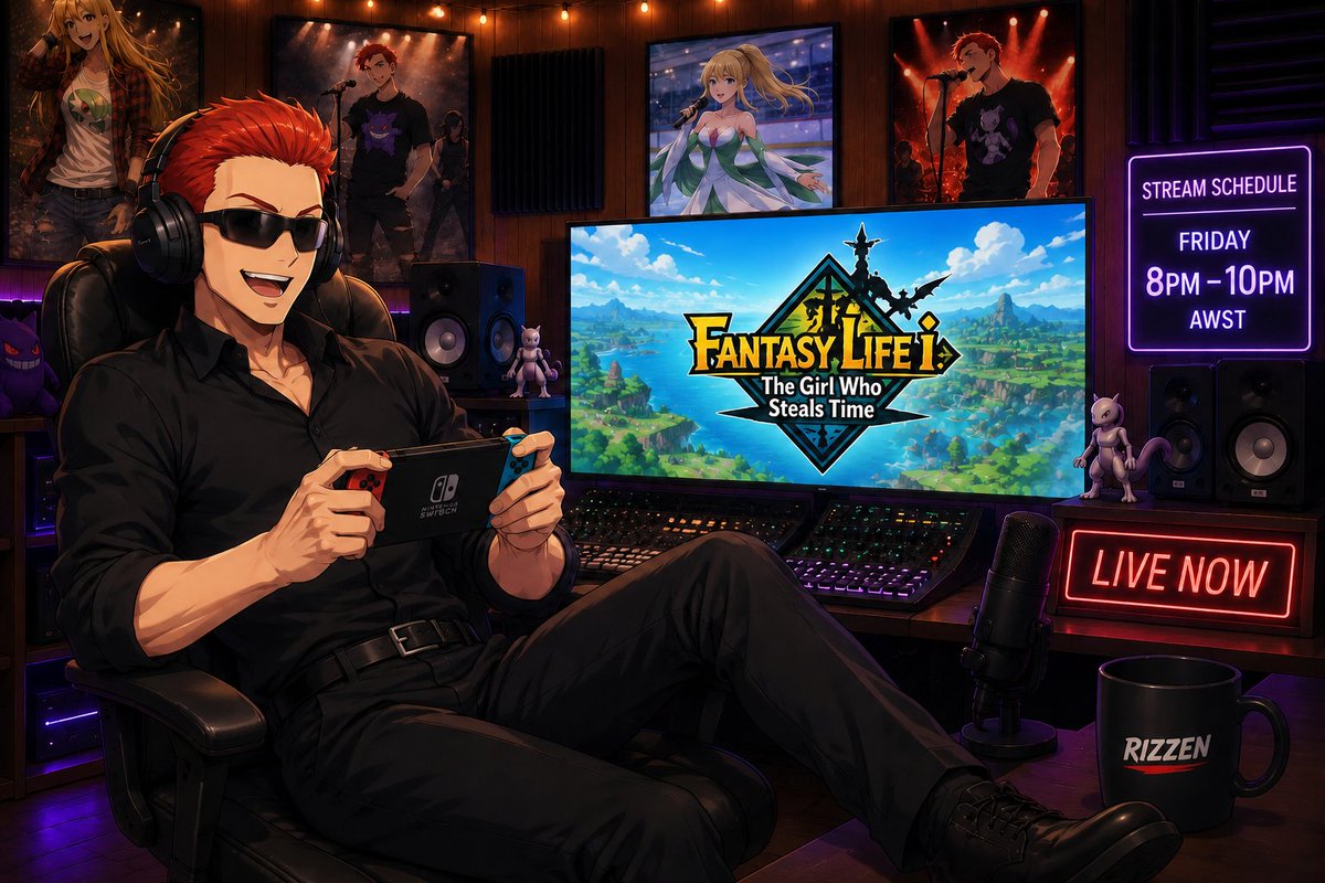 CTRizzen's tweet photo. With the way my week is panning out... Friday night games are on the playlist for this week. Come join me for some Fantasy Life i + chill.
https://t.co/QpLPZYOOFR
https://t.co/aNcY9jtx8U
https://t.co/xRLG3amipR https://t.co/KTX7gPIzzk