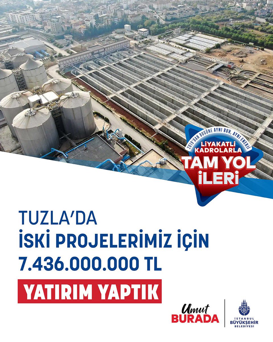 nuriaslan_tr's tweet photo. 39 ilçeyi bir bildik, eşit hizmet ettik.

İstanbul Büyükşehir Belediyesi Tuzla için çalışıyor. https://t.co/5nubCFOqep