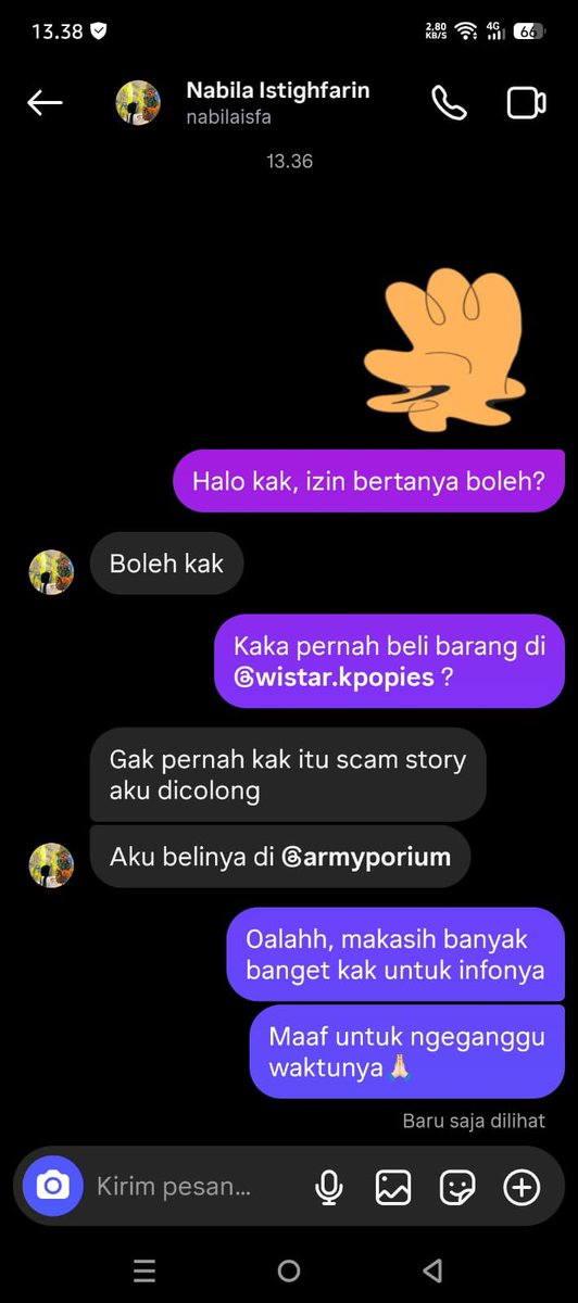 iFluttershyx's tweet photo. @.jastipkpopies ini buat akun baru lagi

kalian bisa liat dia buat akun baru yang BENER BENER SAMA, dan di hl akun barunya “tag us” itu hasil colongan orang, it means yang di akun lama dia juga pasti sama 

pls be careful y’all! 

#JASTIPSCAM #SCAM https://t.co/SKK4BwTRrp