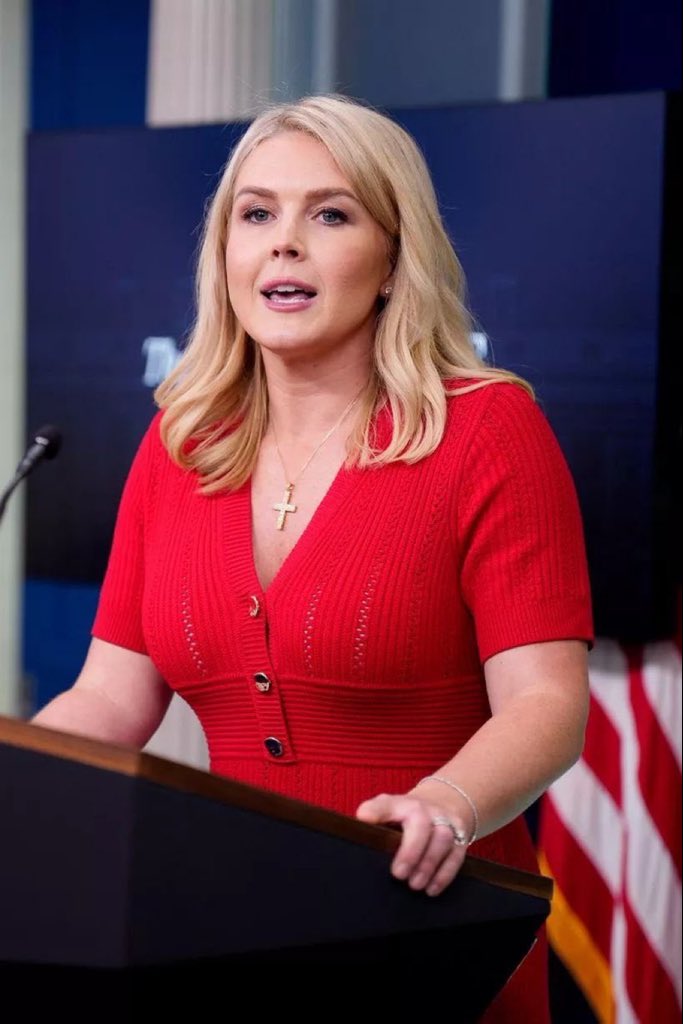 therealerictrum's tweet photo. The White House Press Secretary has serious style!

How would you rate Karoline Leavitt’s look?

😍 10/10
🔥 Perfect
❤️ Beautiful
✨ Elegant https://t.co/h8byfdQsEn