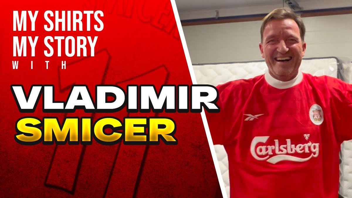 JimmyCully's tweet photo. 🇨🇿⚽ NEW EPISODE OUT NOW

Liverpool legend @VladiSmicer11 joins me on Tops of the Kop as we relive his incredible Reds career through the shirts he wore.

🎥 Watch now:
https://t.co/AVXAXBA9Bs

🔴 Please like, repost &amp; subscribe!
#LFC #LiverpoolFC https://t.co/BgkXyqsxdj