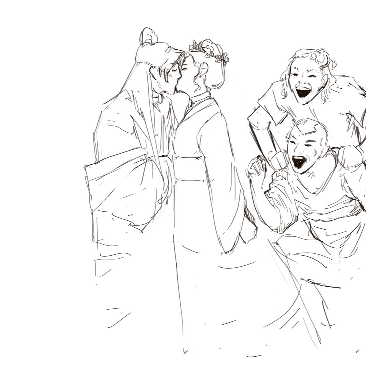 koral_primrose's tweet photo. Zuko can never divorce Katara because he'd lose literally all his friends #KeepATightLeash #Collateral #zutara #WIP https://t.co/Eu2MGqxS18
