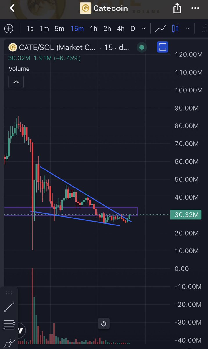 kikcharts's tweet photo. Hmmm

$CATE https://t.co/LPXh3hBvXk