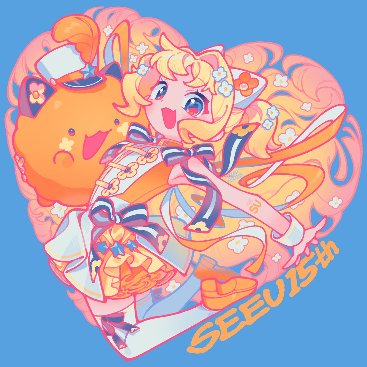 Minjye_0303's tweet photo. #SeeU #시유15주년축전 🐱🧡🎂 https://t.co/0dr0W3UMKz