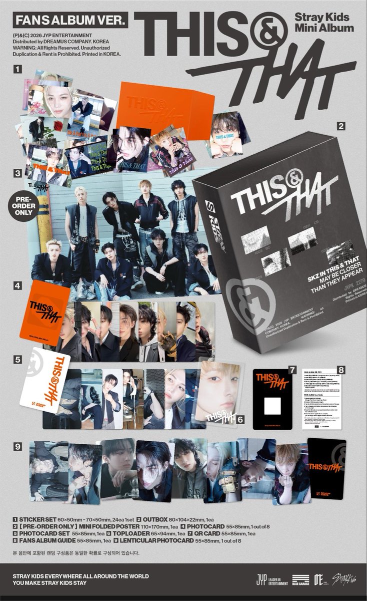 scbcakep's tweet photo. pre order

stray kids this&amp;that album sealed
❌pob web❌

first press
this&amp;that ver 185.000
fans ver 95.000
&amp;ver 80.000

dp 50.000 / album
form: https://t.co/iIt212NtWI

📍jakarta https://t.co/Z3VJ3ZXEkg