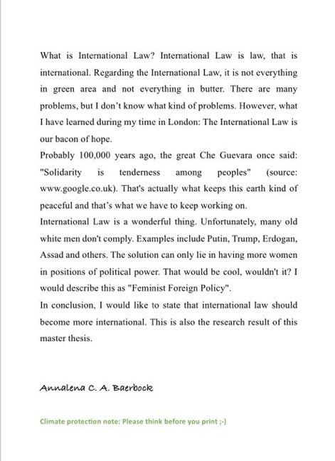 baerbockpress's tweet photo. Leider hat @UlrichSiegmund seine Bachelor-Urkunde veröffentlicht. Ich möchte das Patriarchat verärgern und endlich meine Masterarbeit aus London veröffentlichen. Das ist feministische Transparenz. https://t.co/lnOv5cwq9I