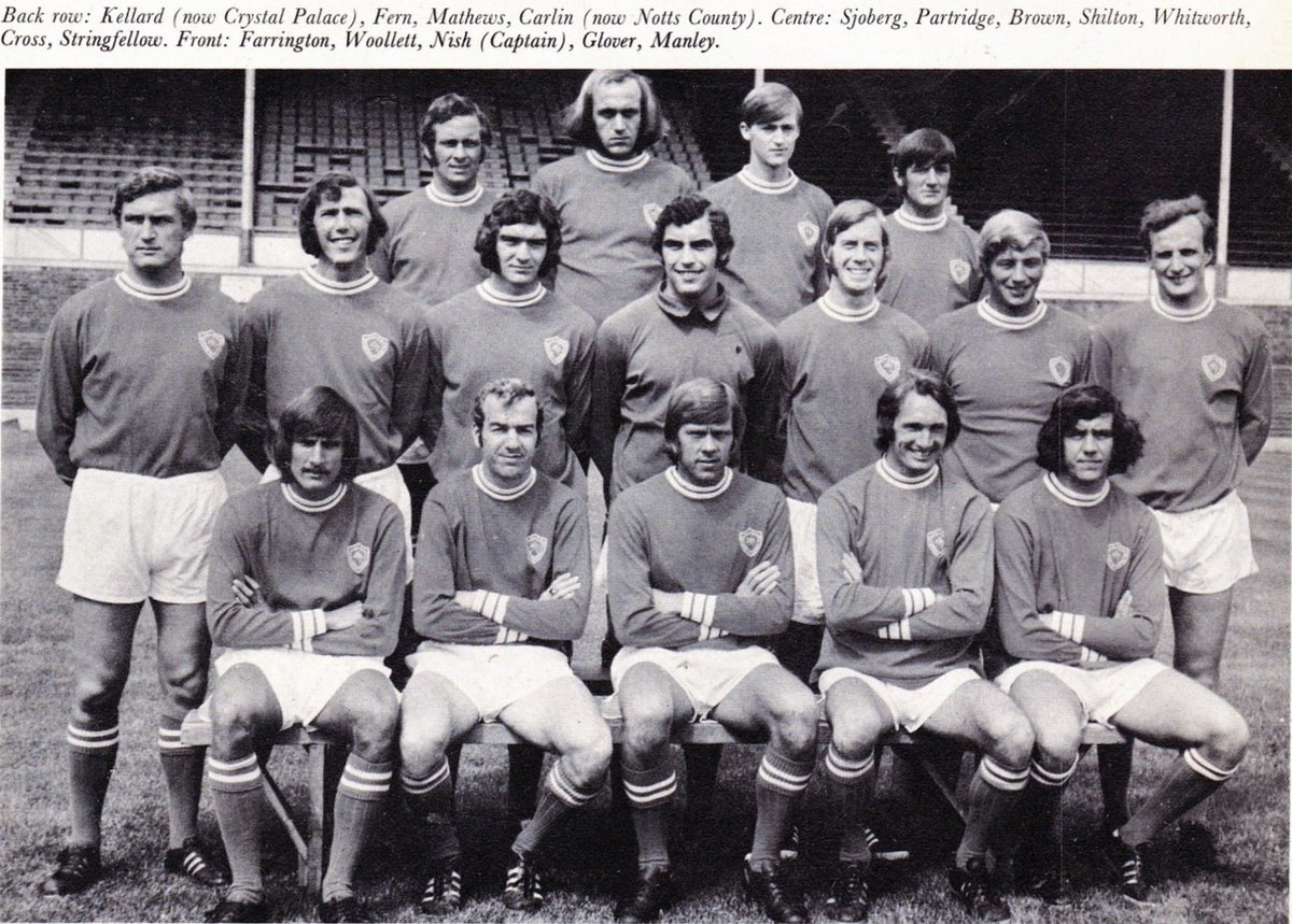 Theleaguemag's tweet photo. Leicester City 1971-72 https://t.co/LqZ3vZCbke
