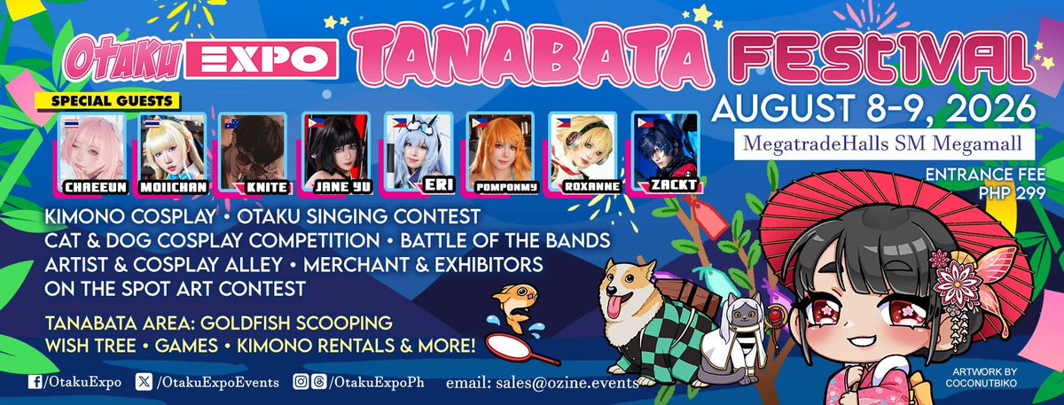 heelercart's tweet photo. — #heelerpb .ᐟ
  ⠀› PASABUY FOR
  ⠀ OTAKU EXPO TANABATA FESTIVAL : OPEN!

   ͏͏꒰ limited slots only, will be going on saturday (august 8)! read pinned before availing ~ ꒱ ⠀ ͏͏͏⠀
⠀ https://t.co/II71bQ3BoN