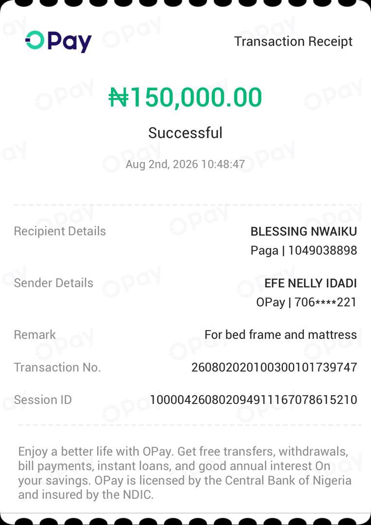 efeneo's tweet photo. @OPay_NG I was scammed https://t.co/gpSzbzO6oa
