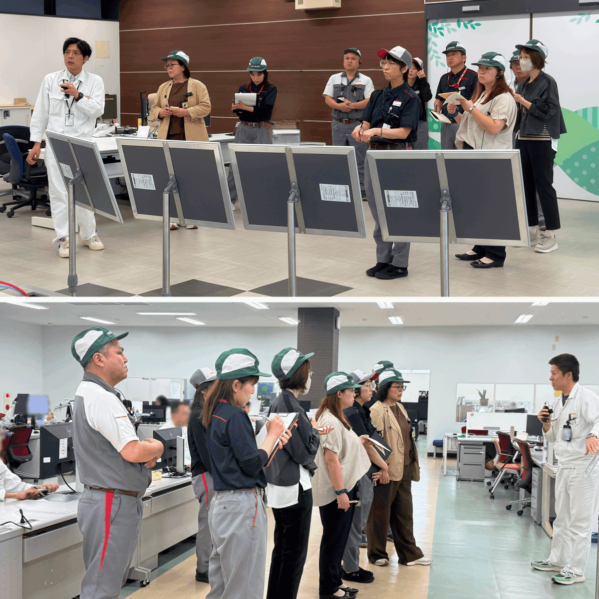 hondasun_1981's tweet photo. 📣【工場見学レポート】

7月13日、Astemo㈱の皆さんが工場見学に来てくれたんよ☺

ホンダ太陽の生産エリアの改善や治工具の使い方、施設の工夫について隅々まで確認しちょったよ👀✨
それに、従業員が利用しちょる福利厚生について意見交換もしちょったんよ🤝💬

ホンダ太陽のユニバーサルデザインに対する考えが、皆さんにとっていい刺激になっちょんと嬉しいなぁ🌱

#ホンダ太陽 #大分県 #日出町 #障がい者雇用 #Astemo #DandI #DEandI #大分弁